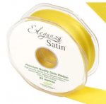 ELEGANZA DOUBLE FACED SATIN 25MM X 20M YELLOW