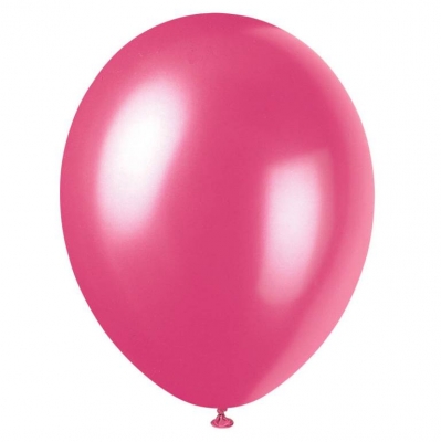 12" PREMIUM PEARLIZED BALLOONS 8 PACK MISTY ROSE