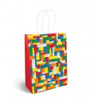 Brickz Paper Party Bag with Handles (16 x 22 x 8cm)