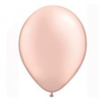 5" QUALATEX ROUND PEARL PEACH 100PACK LATEX BALLOONS