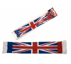 UNION JACK MINI CAR SCARF16" X 3"