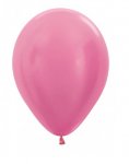 Sempertex 12" Pearl Fuchsia Cream Latex Balloons 12 Pack