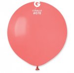 Gemar 19" Pack Of 25 Latex Balloons Corallo #078