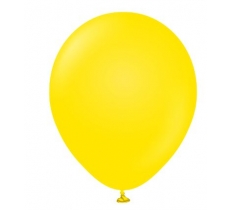 KALISAN 5" STANDARD YELLOW LATEX BALLOON