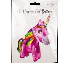72cm UNICORN 3D FOIL BALLOON