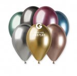 Gemar 13" Latex Balloons Shiny 50 Pack ( Assorted )
