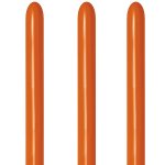 Sempertex 260 Fashion Sunset Orange Latex Balloons 50 Pack