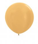 Metallic Solid Gold 36" Latex Balloons 91.5cm - 2 Pack PC
