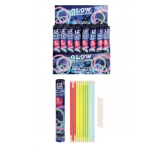 GLOW STICK BRACELETS WITH CONNECTORS 12 PACK