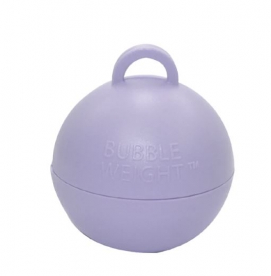 25 X BUBBLE BALLOON WEIGHT LILAC 35G