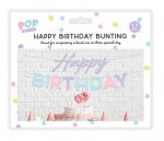 Pastel Happy Birthday Bunting