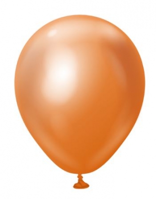 KALISAN 5" STANDARD MIRROR COPPER LATEX BALLOON 100CT