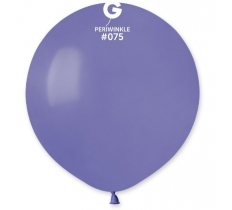 Gemar 19" Pack Of 25 Latex Balloons Periwinkle #075