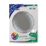 Grabo Round 36" Rainbow Holographic Platinum Pure Single