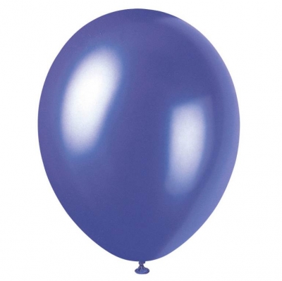 12" PREMIUM PEARLIZED BALLOONS 8 PACK ELECTRIC PURPLE