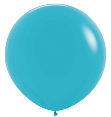 Fashion Solid Caribbean Blue 36" Latex Balloons 2 Pack