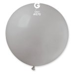 GEMAR 31" 1 LATEX BALLOON G30 grey #070