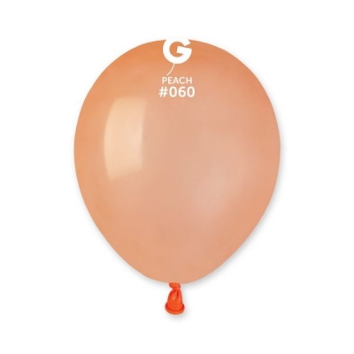 GEMAR 5" PK50 LATEX BALLOONS PEACH #060