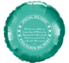 Personalised 18" Chritmas Green Elf Balloon