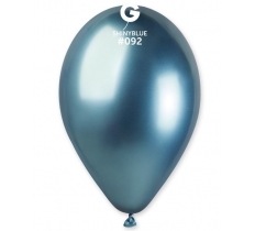 GEMAR 13" PK25 LATEX BALLOONS SHINY BLUE #092