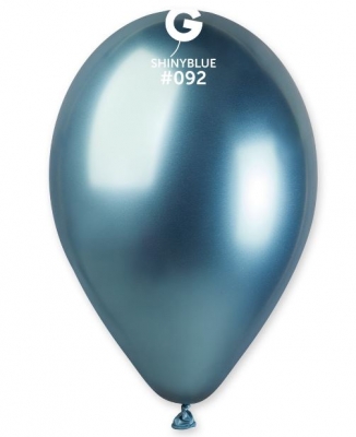 GEMAR 13" PK25 LATEX BALLOONS SHINY BLUE #092