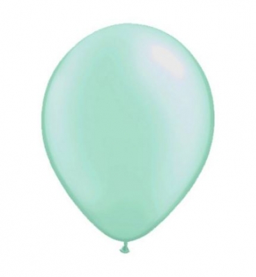5" PASTEL PEARL MINT GREEN LATEX BALLOONS (100)