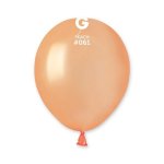 GEMAR 5" PK50 LATEX BALLOONS METALLIC PEACH #061