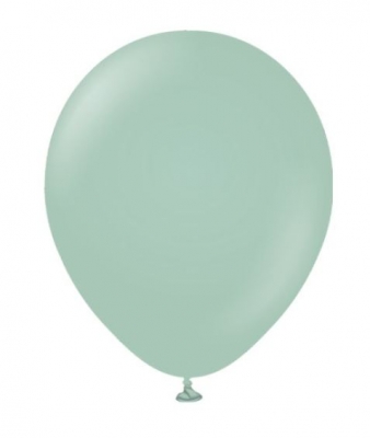 12" RETRO WINTER GREEN LATEX BALLOONS 100PACK