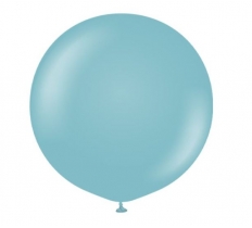 KALISAN 36" RETRO BLUE GLASS LATEX BALLOONS 2CT