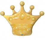 QUALATEX 41" GOLDEN CROWN BALLOON