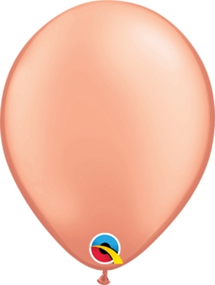 QUALATEX 5" ROSE GOLD METALLIC 100CT