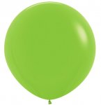 Fashion Colour Solid Lime Green Latex Balloons 36" 2 Pack