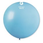 GEMAR 31" 1 LATEX BALLOON G30 baby blue #072