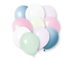 12" Latex Balloons 10ct Assorted Premium