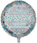 In Loving Memory Blue Round (RB1810A)