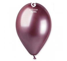 GEMAR 13" PK50 LATEX BALLOONS SHINY PINK #091