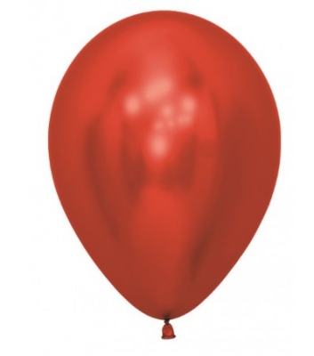 Sempertex 12" Reflex Crystal Red Latex Balloons 50 Pack