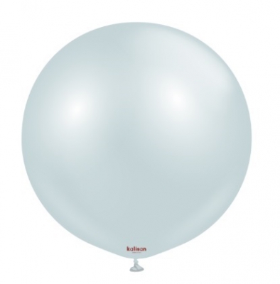 Kalisan 36" Aura Ice Blue Latex Balloon 2 Pack