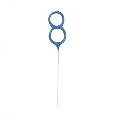 BIRTHDAY BLUE GLITZ NUMBER 8 SPARKLER 7"