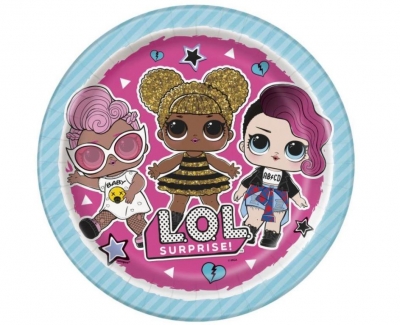 8 LOL SURPRISE 7" PLATE