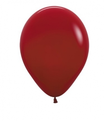 Sempertex 5" Imperial Red Latex Balloons 50 Pack