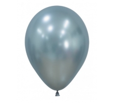 Sempertex 12" Silk Arctic Blue Latex Balloons 50 Pack