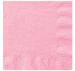 LOVELY PINK SOLID LUNCHEON NAPKINS 20PACK