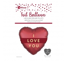 I LOVE YOU HEART FOIL BALLOON