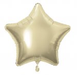 Solid Star Foil Balloon 20" Gold