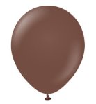 KALISAN 12" STANDARD CHOCOLATE BROWN LATEX BALLOONS 100CT