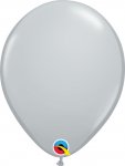 QUALATEX 11" ROUND GREY BALLOONS 100 PACK