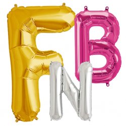 FOIL LETTER BALLOONS