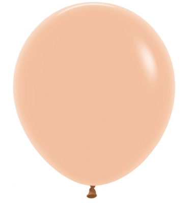 Fashion Colour Solid Peach Blush Latex Balloons 18" 25 Pack