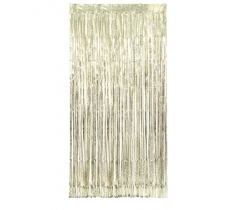 Gold Foil Fringe Door Curtain 3.25 ft x 6.5 ft